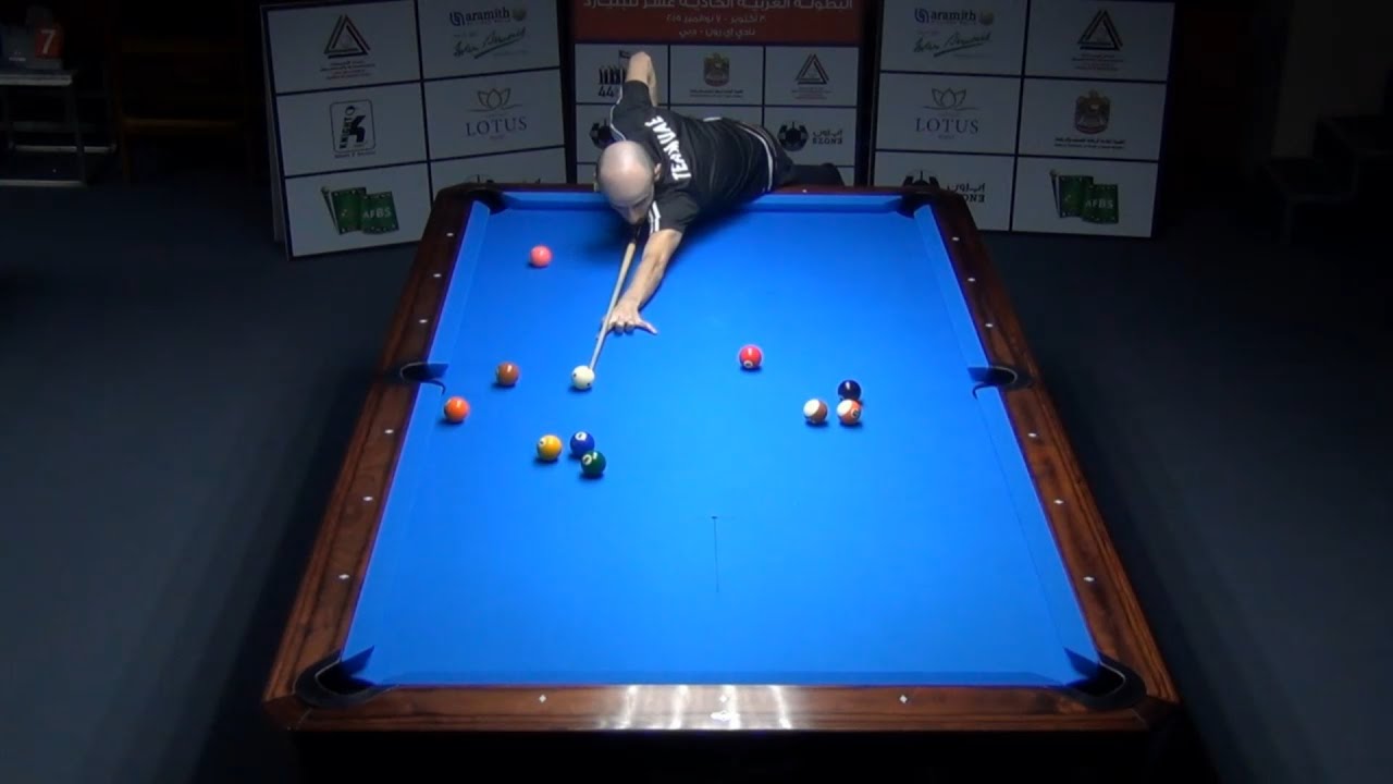 11th Arab Billiard Championship-2015 8-Ball Final (Salah Al Rimawi-UAE vs Abbas Mehdi-Iraq)