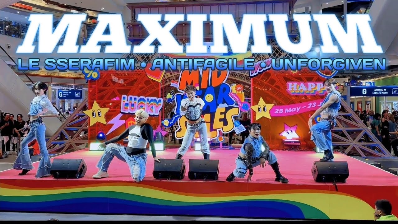 MAXIMUM cover LE SSERAFIM-Intro+ANTIFAGILE+UNFORGIVEN[Breakdance] | TERMINAL21 KOROT COVER DANCE2023