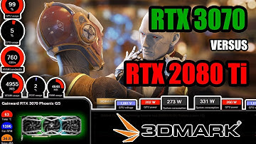RTX 3070 vs RTX 2080 Ti | Test in DirectX Raytracing feature test