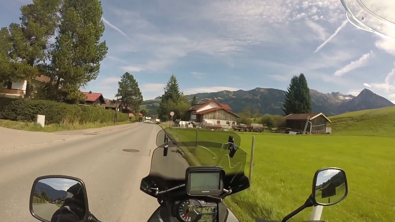 Suzuki V-Strom 650 XT 2017 im Allgäu unterwegs