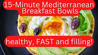 15-Minute Mediterranean Breakfast Bowls | healthy, FAST and filling! #shorts 😛🥚 screenshot 1