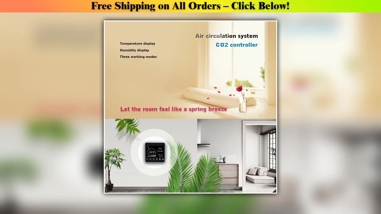 CO2 Sensor Air Quality controller for indoor Ventilation System to improve air quality Wholesale