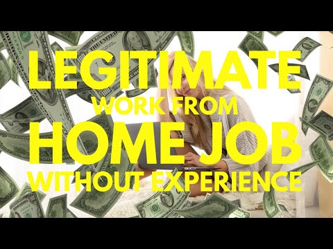 legitimate work from home jobs without experience (Make Money Online)