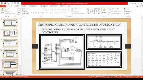 TRAFFIC CONTROL USING MICROPROCESSOR - MPCA - EE SEM 5