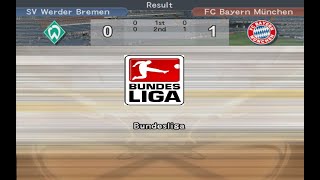 Вердер Бремен — Баварія Мюнхен | PES 6 | Бундесліга