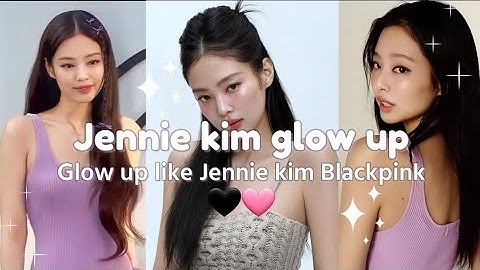 Glow up like JENNIE Kim Blackpink 🖤🩷 | how to glow up like jennie blackpink