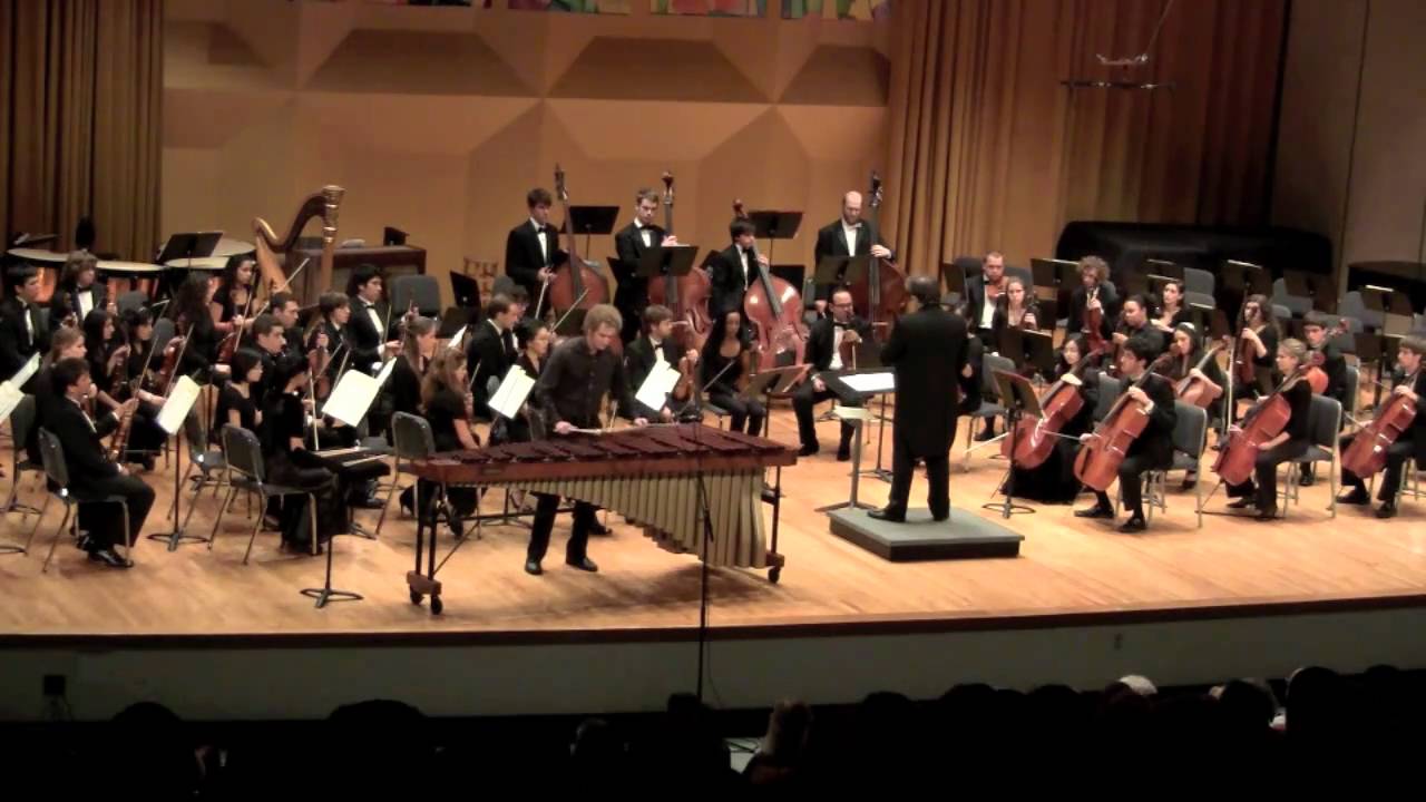 Concerto for Marimba and Strings (Mvt. I) Sejourne YouTube