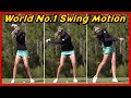 World no1 nelly korda powerful swing  slow motions