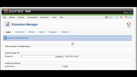 write joomla 1.5 simple component