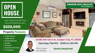 SOLD -  10485 SW 52nd St, Cooper City, FL 33328
