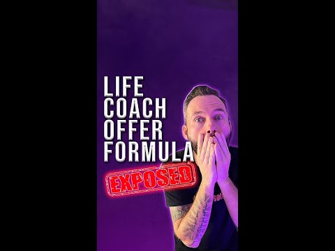 How To Create A Life Coaching Offer That Makes Money - 6 Figure Offer Formula Shorts