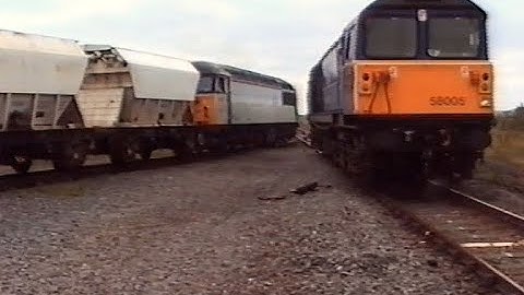 Monk Bretton Rail Freight History | Class 56 & Class 58 Trains at Ardagh Glass Factory, Barnsley