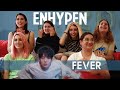 ENHYPEN (엔하이픈) 'FEVER' MV | Spanish college students REACTION (ENG SUB)