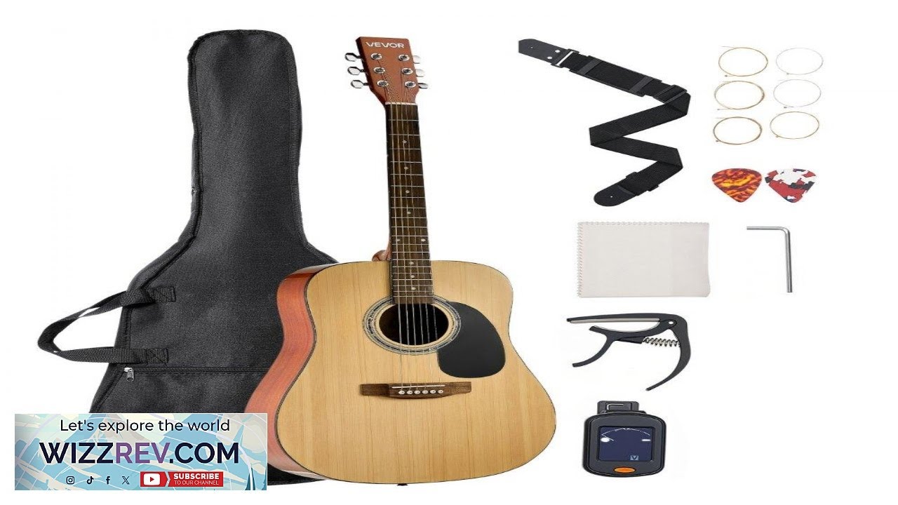 VEVOR 41" Dreadnought Acoustic Guitar  6 String Spruce Top