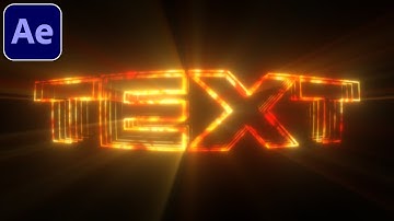 3D Outlined Text Animation - After Effects Tutorial