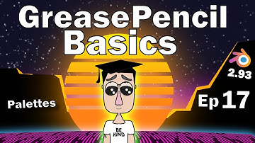 Using Palettes In Blender Grease Pencil - Blender 2.93