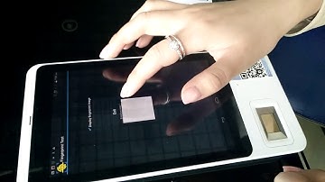 FP07 Fingerprint and Smart chip ISO card reader tablet