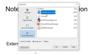 SMART Notebook   Link to an Object