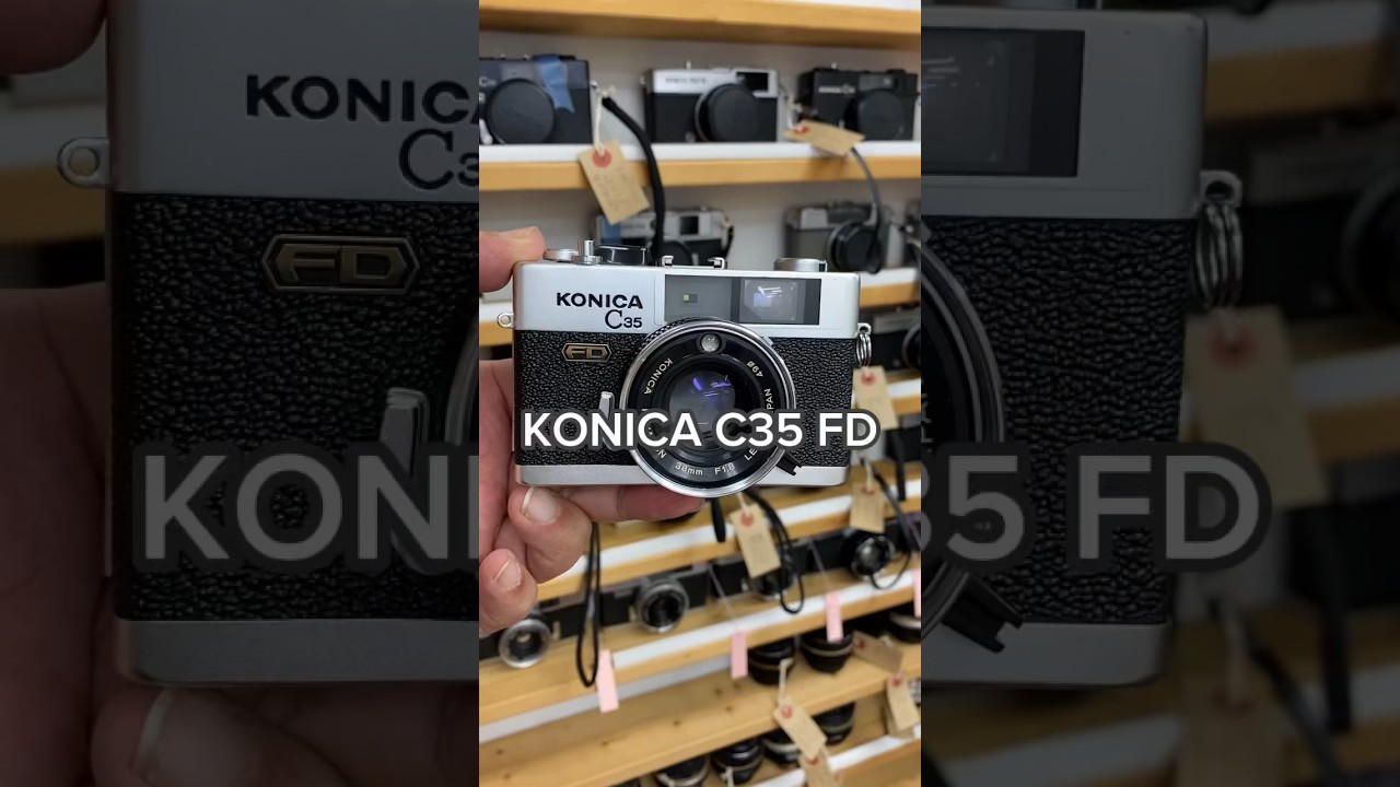 フィルムカメラで撮ってみた。konica c35 FD