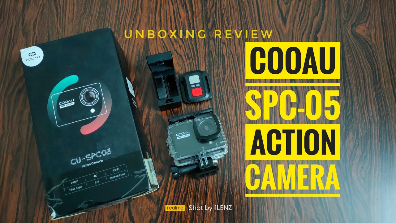 Cooau Spc05 Action Camera Review|4K EIS 24MP Flash|Best Low