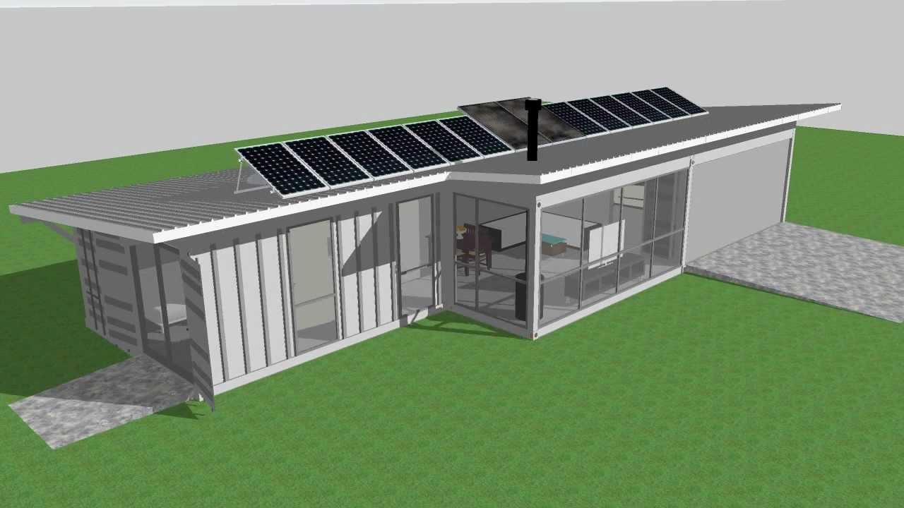 ISBU Aussie Bush Retreat (Shipping Container House) - YouTube