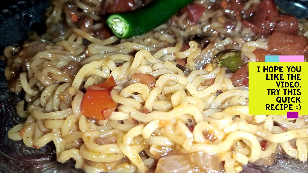 Simple Spicy Noodles\ Midnight Snack YouTube