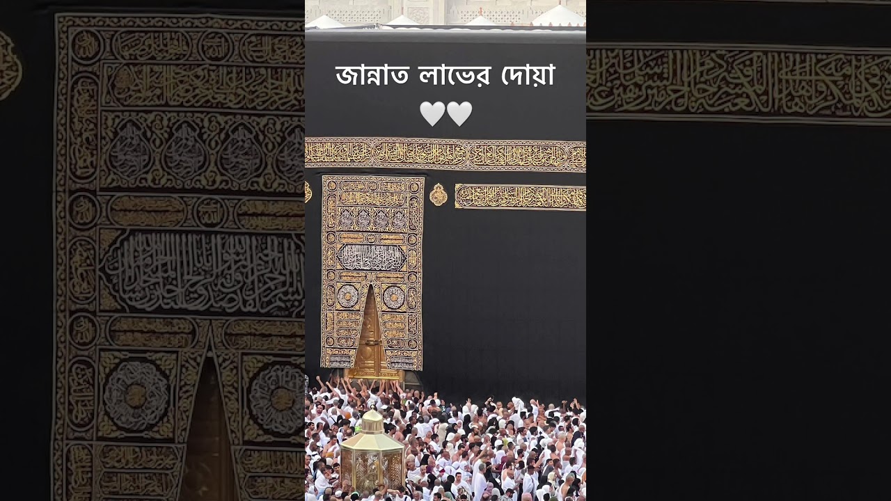 জান্নাত লাভের দোয়া 🤍🤍 #islamigan #islamicshort #shortvideo #iclamic #islamicstories #islamictales