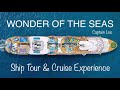WONDER OF THE SEAS Ship Tour &amp; Cruise Experience 2022 | Captain Leo