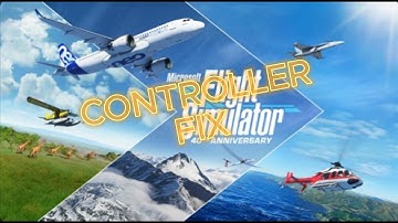Flight simulator controller fix
