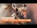 Helicóptero Águia ajuda polícia a prender homem após assalto em quadra esportiva
