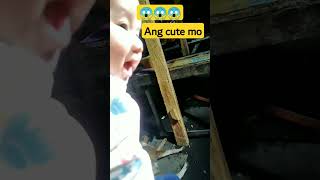 Curious Baby Want To Kiss Puppy