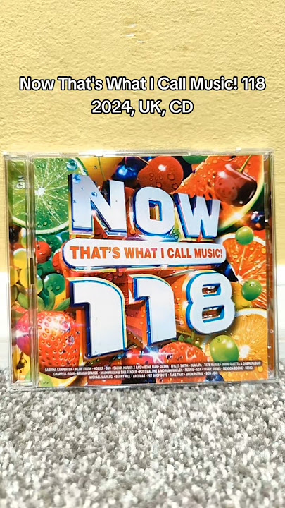 Now That's What I Call Music! 118 #nowmusic #compilation #118 #2024 #uk #cd #nowthatswhaticallmusic