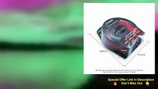 Car Amplifier Wiring Kit 10864Ga Car Amplifier Cable Set 60Amp Fuse Holder Set Subwoofer Modifica