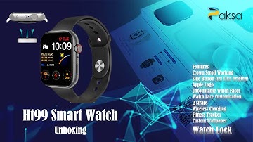 HT99 Apple Logo Smartwatch |Smart Watch | CROWN-INFINITY DISPLAY| HT99 Unboxing | Apple Logo Watch