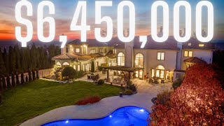 TOURING THE MOST MASSIVE $6.45 MILLION PALATIAL MANSION IN CRESSKILL NEW JESREY