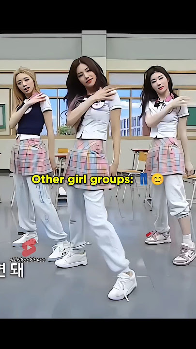 BLACKPINK MEMBERS say no with protective pants ❌ #blackpink #jennie #rose#jisoo #shorts#lisa