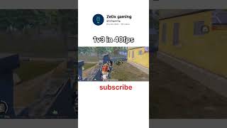1v3 in 40 fps #bgmi #zedxgaming #pubgmobile #lowdevicepubgplayer #bgmitournament