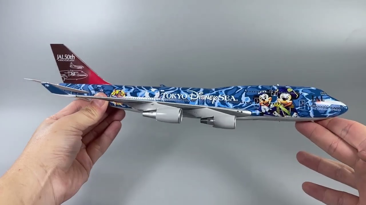 【送料関税無料】 JC YouTube - JA8912 B747-400 No.4 Disney Airlines Japan Wings 航空機・ヘリコプター