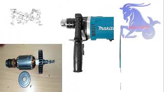 #صيانة _شنيور_ماكيتا 13مم 710 واتMaintenance of a Makita drill