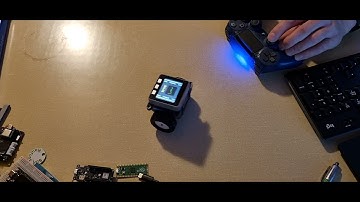 M5Stack Bala2 with PS4 controller connected.