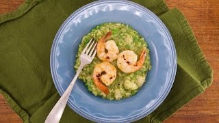 Risotto with Peas and Shrimp