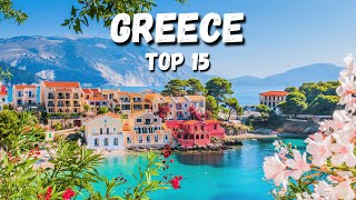 15 Best Places to Visit In Greece | Greece Ultimate Travel Guide in 4K Ultra HD