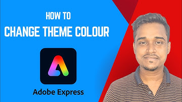 How to change the color theme in Adobe Express - Adobe Express Tutorial for beginners