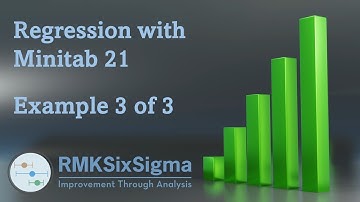 Regression with Minitab 21, Example 3 of 3
