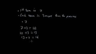 Lesson 42 Describing number sequences with rules