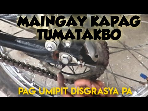 Video: Ano ang maaaring maging sanhi ng isang maluwag na kadena ng motorsiklo?