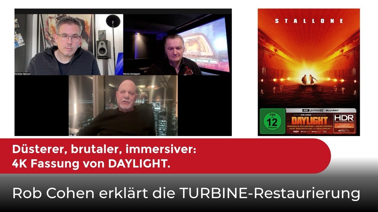 Düsterer, brutaler, immersiver: 4K Fassung von DAYLIGHT. Rob Cohen erklärt die TURBINE-Restaurierung
