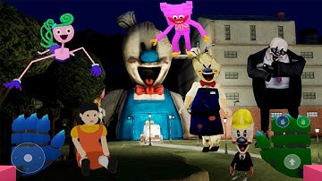 Blue Monster Escape: Chapter 2 vs Ice Scream 4 Full Gameplay Walkthrough (Android,iOS) 2022