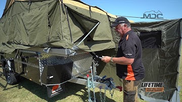 How to: Setup Awning Window Covers MDC Hardfloor Camper