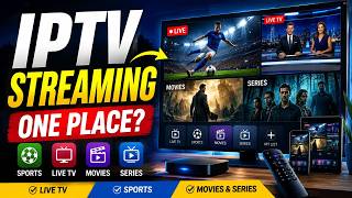 IPTV Streaming How i can Watch Live TV Sports Movies Series in One Place
